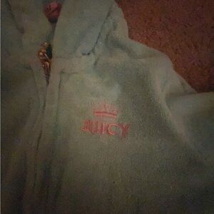Juicy Couture Green Zip-Up Hoodie